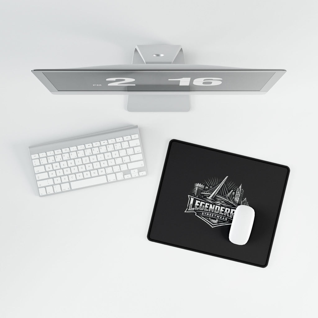 Legenderry Streetwear Desk Mat — Large Gaming/Office Mouse Pad with City Crest Design