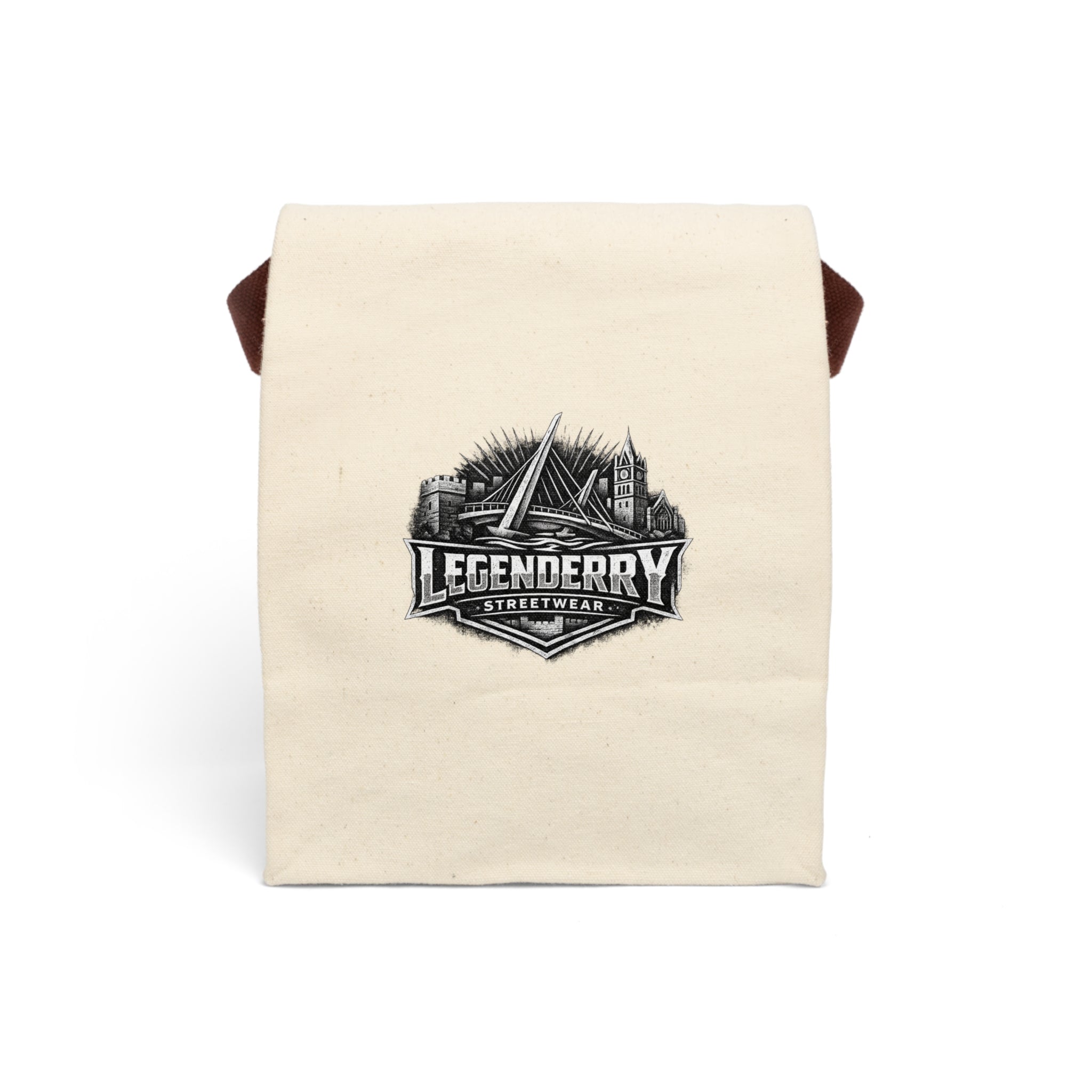 Legenderry Streetwear Canvas Lunch Bag — Insulated Strap Tote