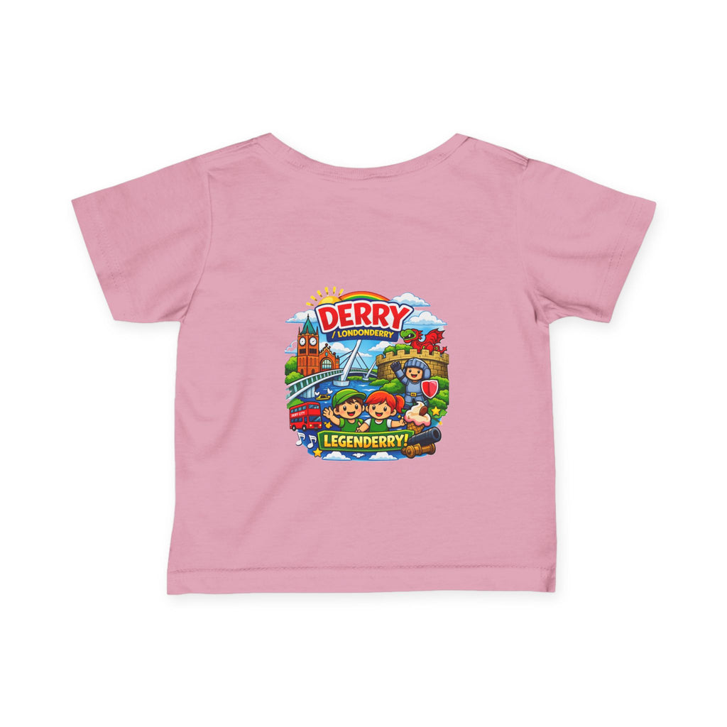 Infant Tee — "Derry Legendary" Colorful Kids City Graphic