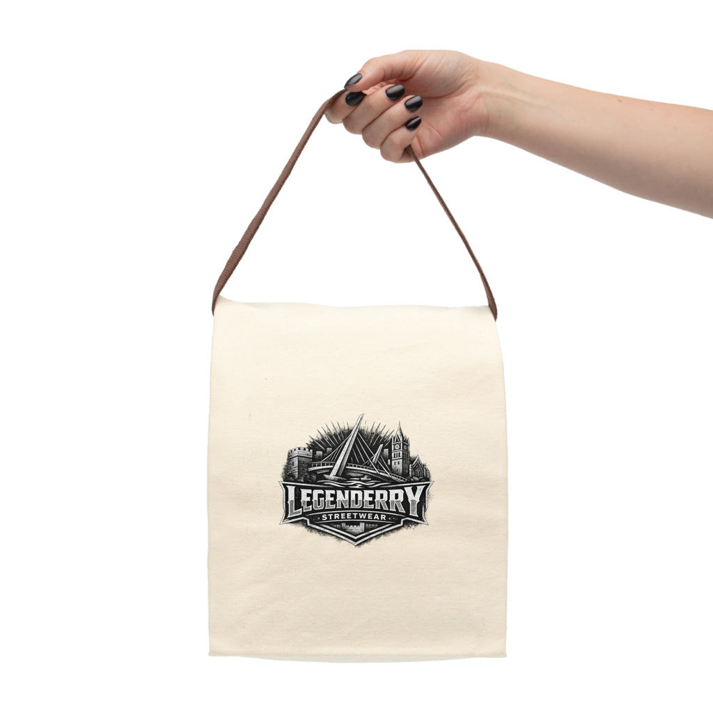 Legenderry Streetwear Canvas Lunch Bag — Insulated Strap Tote