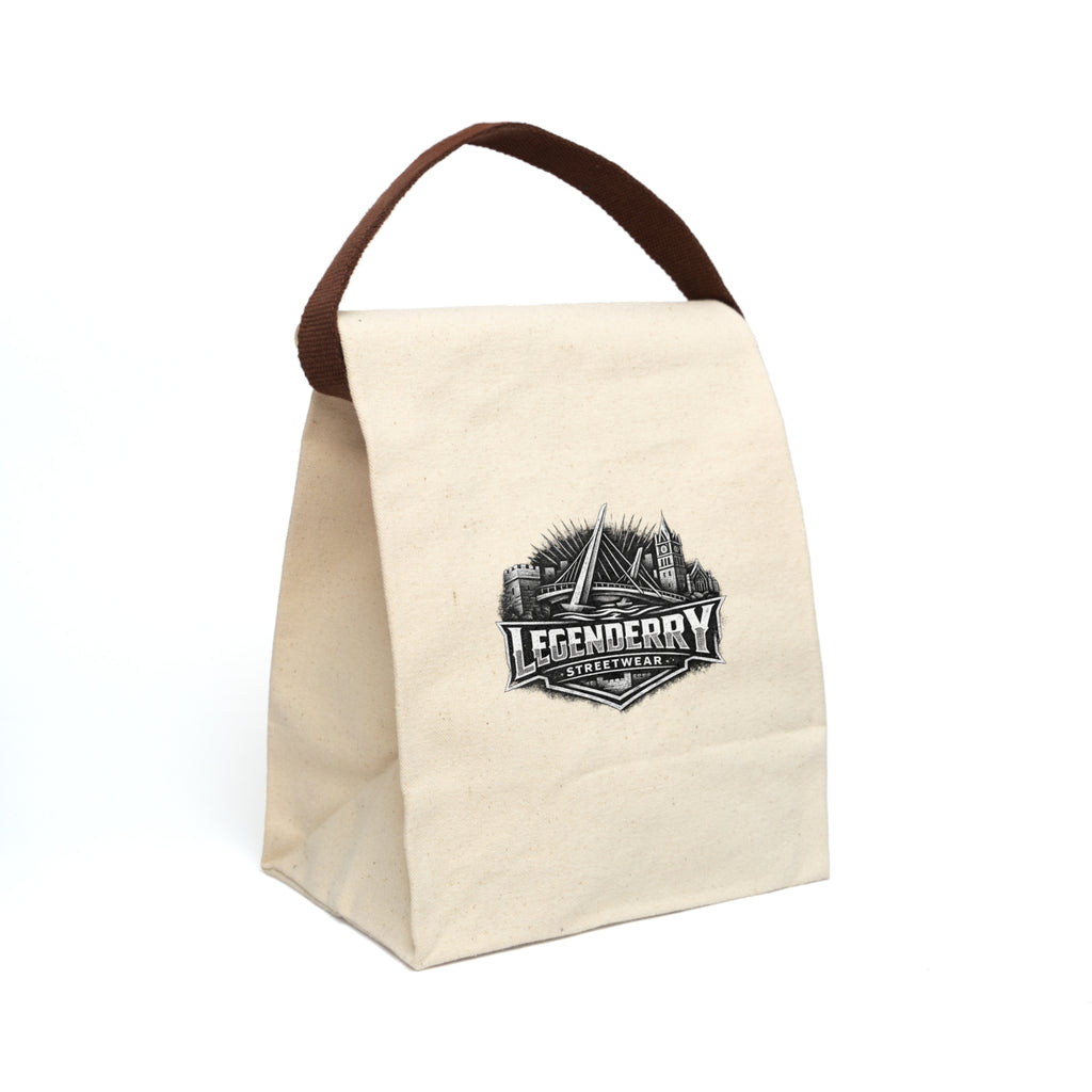 Legenderry Streetwear Canvas Lunch Bag — Insulated Strap Tote