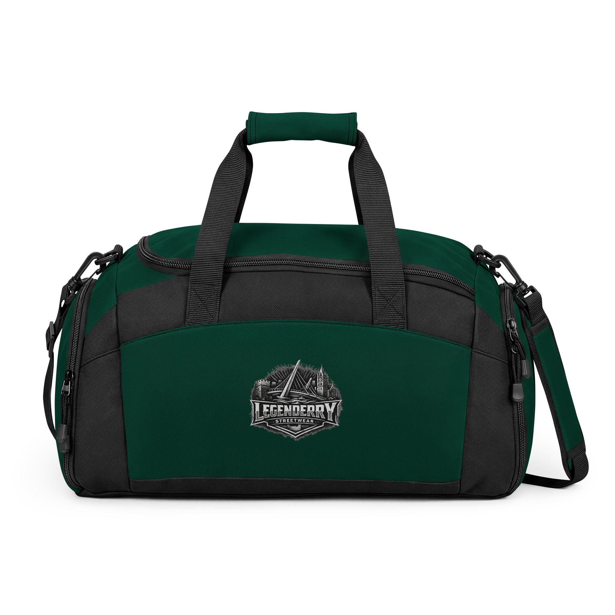 Black Gym Bag — Durable Travel & Workout Duffel