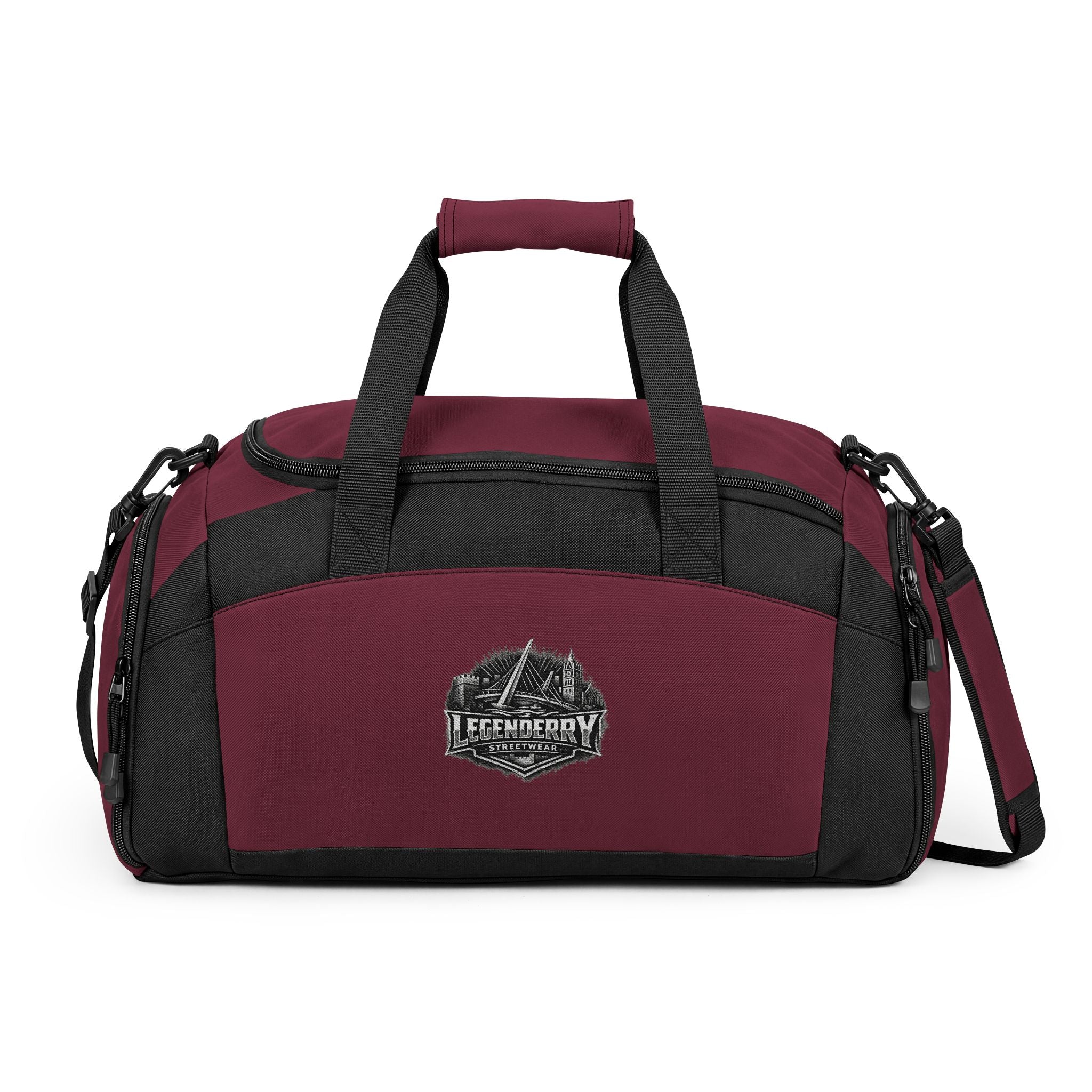 Black Gym Bag — Durable Travel & Workout Duffel